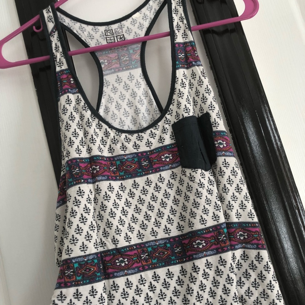 Racer back tank top